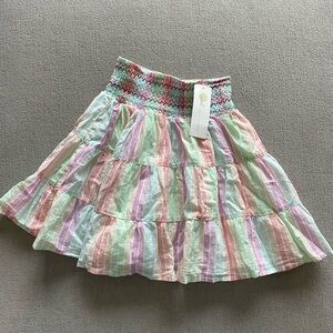 Peek Multicolor Striped Skirt